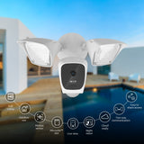 Nexxt Smart Floodlight Wifi Camera with Built-in Motion Sensor