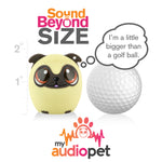 My Audio Pet Bluetooth Speaker - Power Pup the Pug Puppy