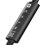 klipxtreme Voxpro Mono Headset W/Volume Control Boom Mic USB